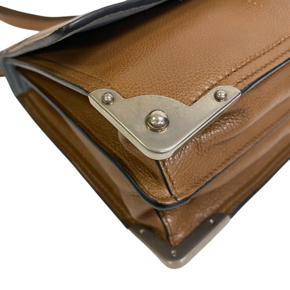 PRADA Shoulder Bag 1BD095 leather Brown