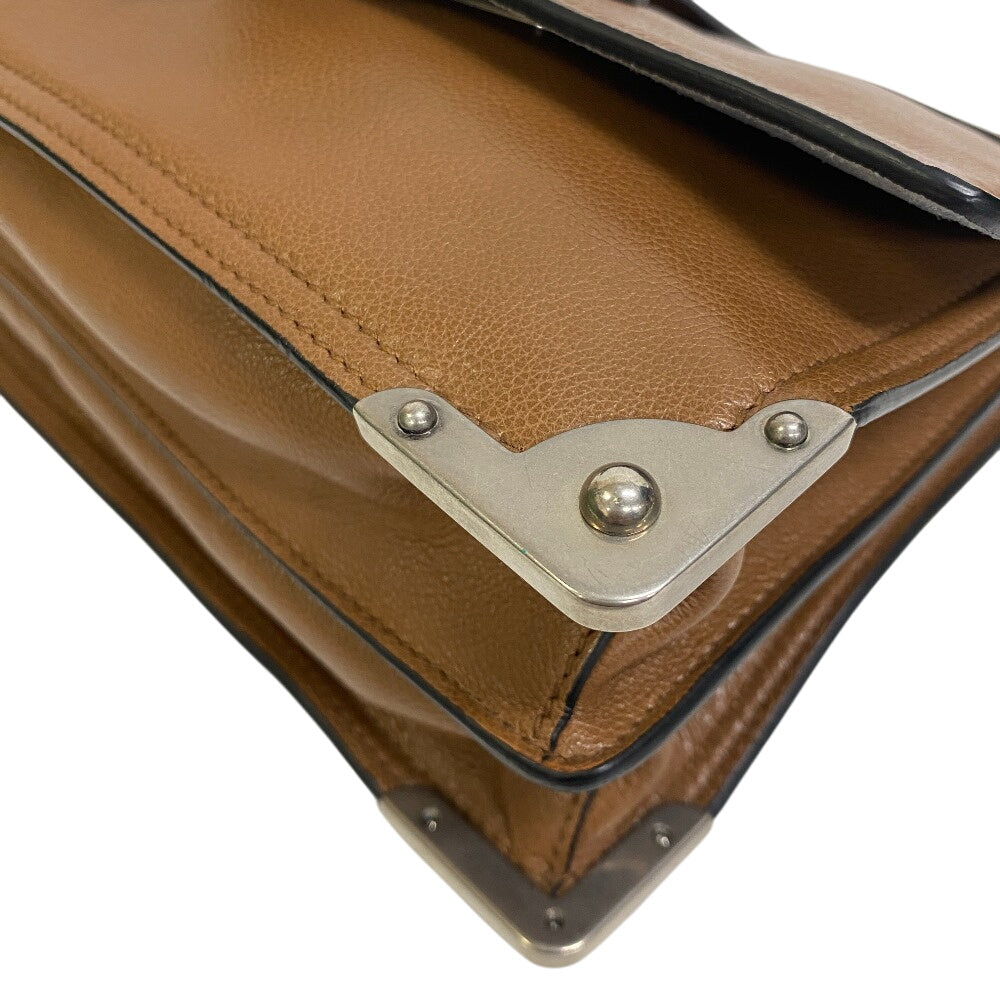 PRADA Shoulder Bag 1BD095 leather Brown