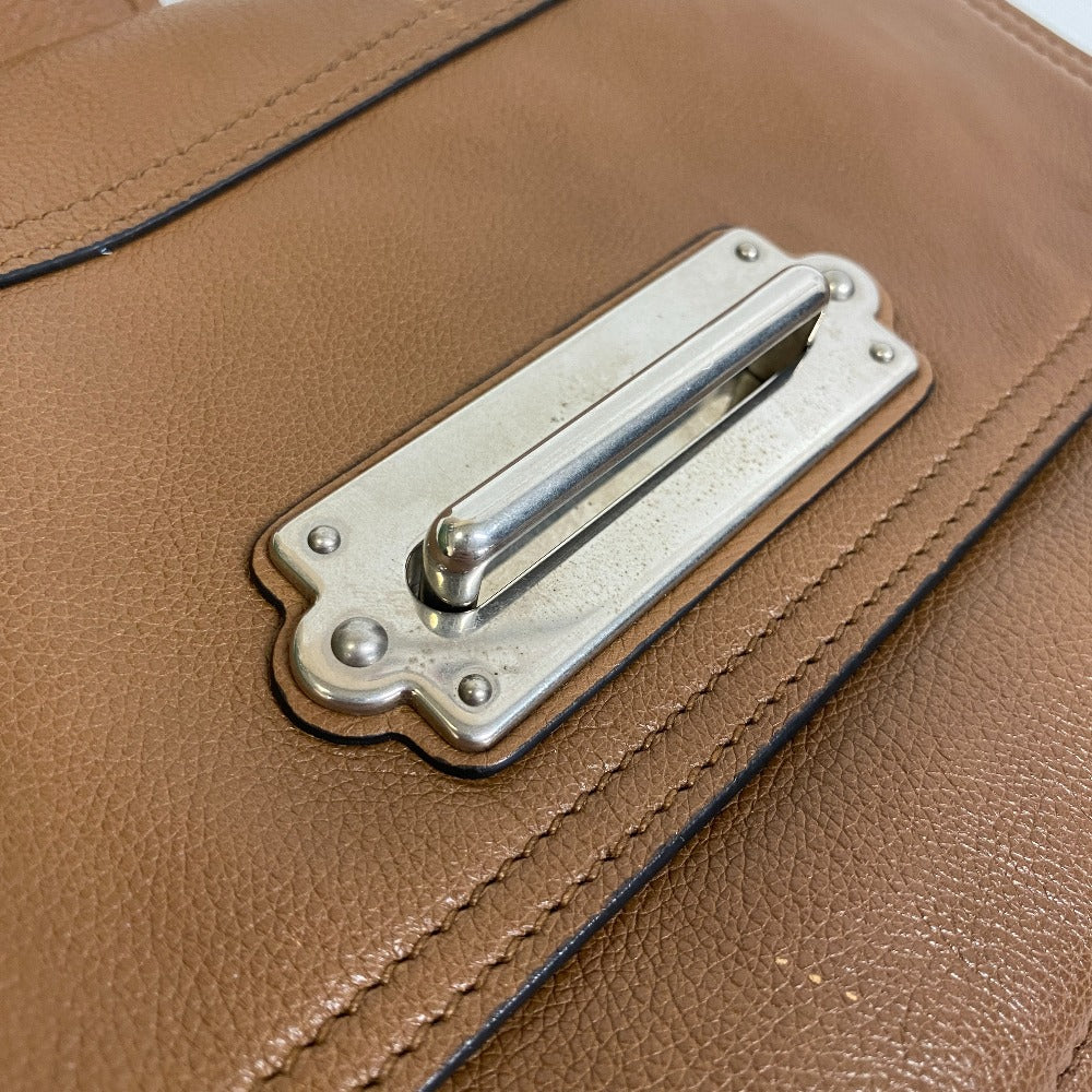 PRADA Shoulder Bag 1BD095 leather Brown