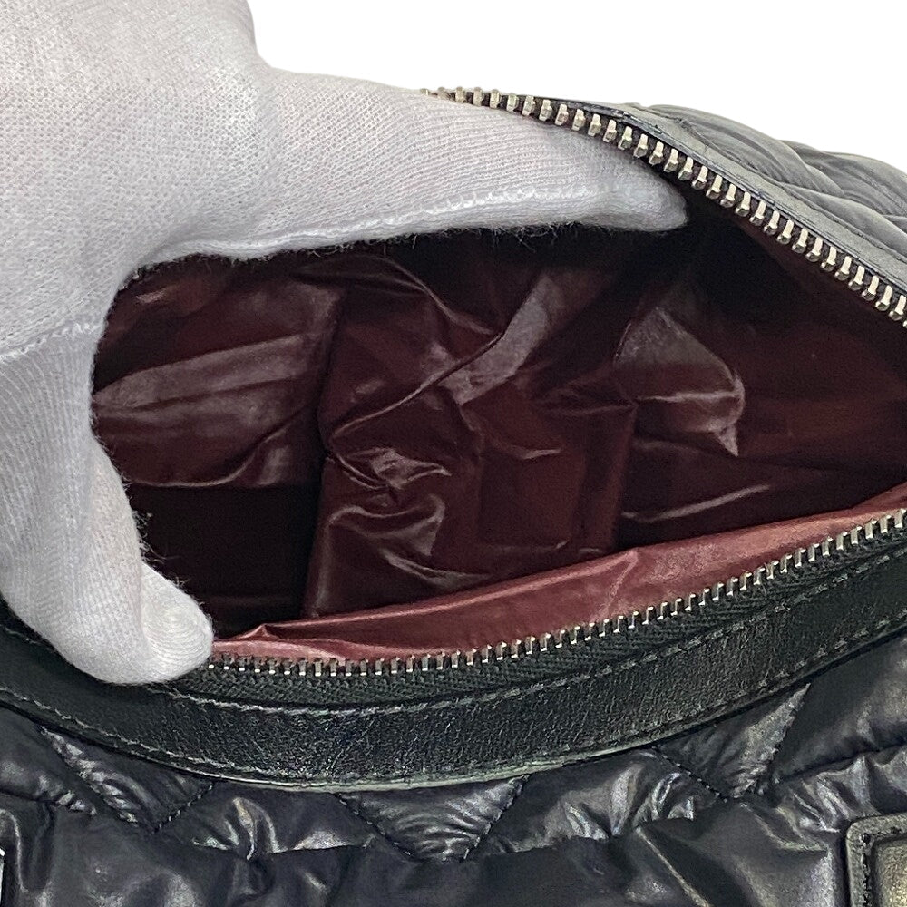 CHANEL Handbag 18番 Nylon black Cococoon