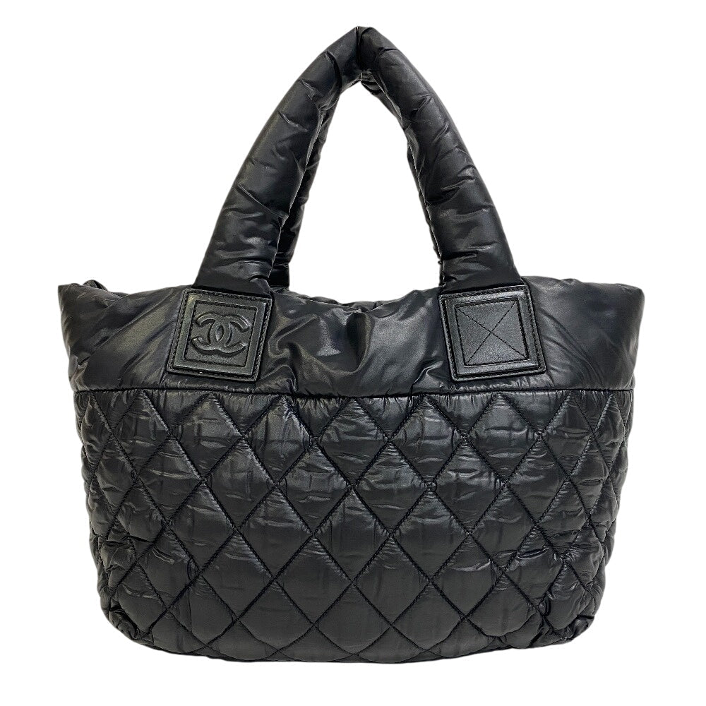 CHANEL Handbag 18番 Nylon black Cococoon