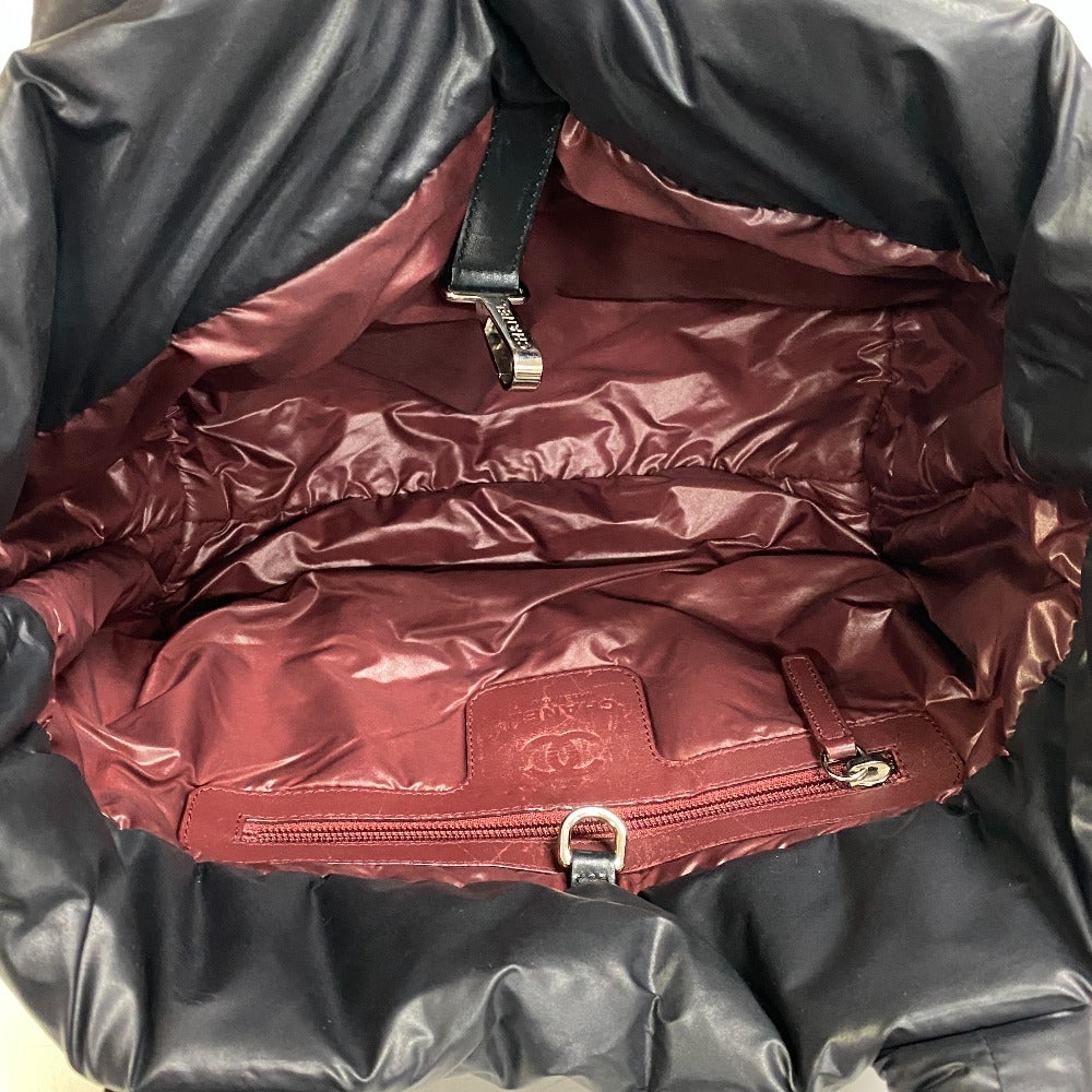 CHANEL Handbag 18番 Nylon black Cococoon