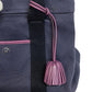 LOEWE Shoulder Bag canvas purple anagram