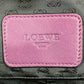 LOEWE Shoulder Bag canvas purple anagram