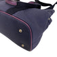 LOEWE Shoulder Bag canvas purple anagram