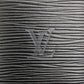 LOUIS VUITTON Business bag M48182 leather Noir Epi Riviera