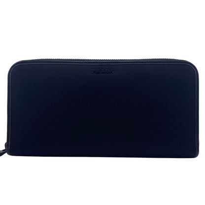 PRADA Long Wallet Purse 2ML317 Nylon black