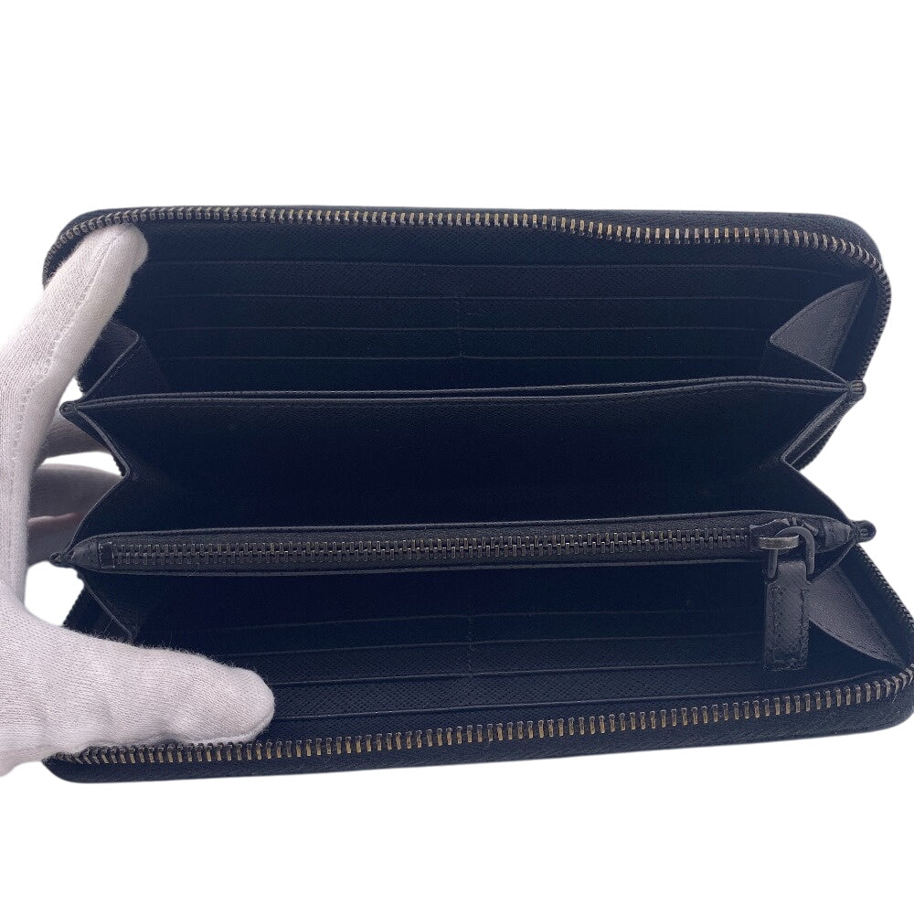 PRADA Long Wallet Purse 2ML317 Nylon black