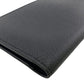 LOUIS VUITTON Long Wallet Purse leather black Taiga Portefeuille Ron