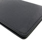 LOUIS VUITTON Long Wallet Purse leather black Taiga Portefeuille Ron