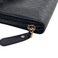GUCCI Long Wallet Purse 449391 leather black Micro Guccisima