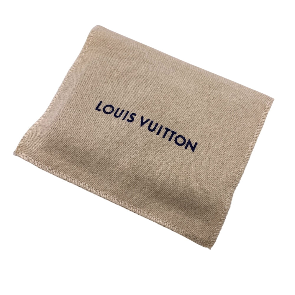 LOUIS VUITTON Bifold Wallet トリヨン Taurillon Clemence black Noir LV Vertical Wallet Compact