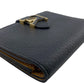LOUIS VUITTON Bifold Wallet トリヨン Taurillon Clemence black Noir LV Vertical Wallet Compact