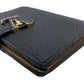 LOUIS VUITTON Bifold Wallet トリヨン Taurillon Clemence black Noir LV Vertical Wallet Compact
