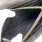 BURBERRY Long Wallet Purse leather black TB Roller