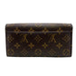 LOUIS VUITTON Long Wallet Purse M62235 Monogram Brown Portefeuille Sara