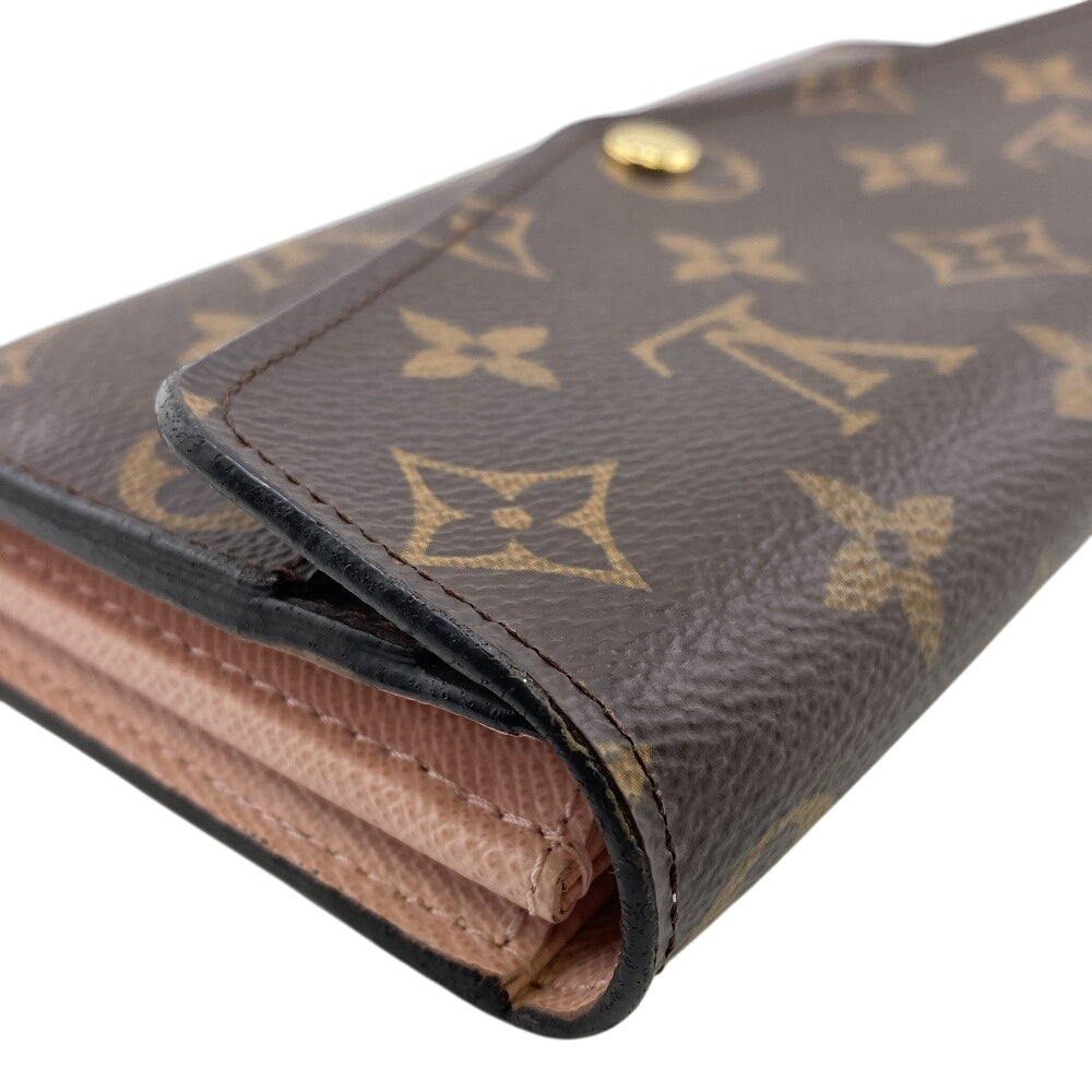 LOUIS VUITTON Long Wallet Purse M62235 Monogram Brown Portefeuille Sara