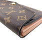 LOUIS VUITTON Long Wallet Purse M62235 Monogram Brown Portefeuille Sara