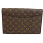 LOUIS VUITTON business bag M51798 leather Brown Monogram Bordeaux24
