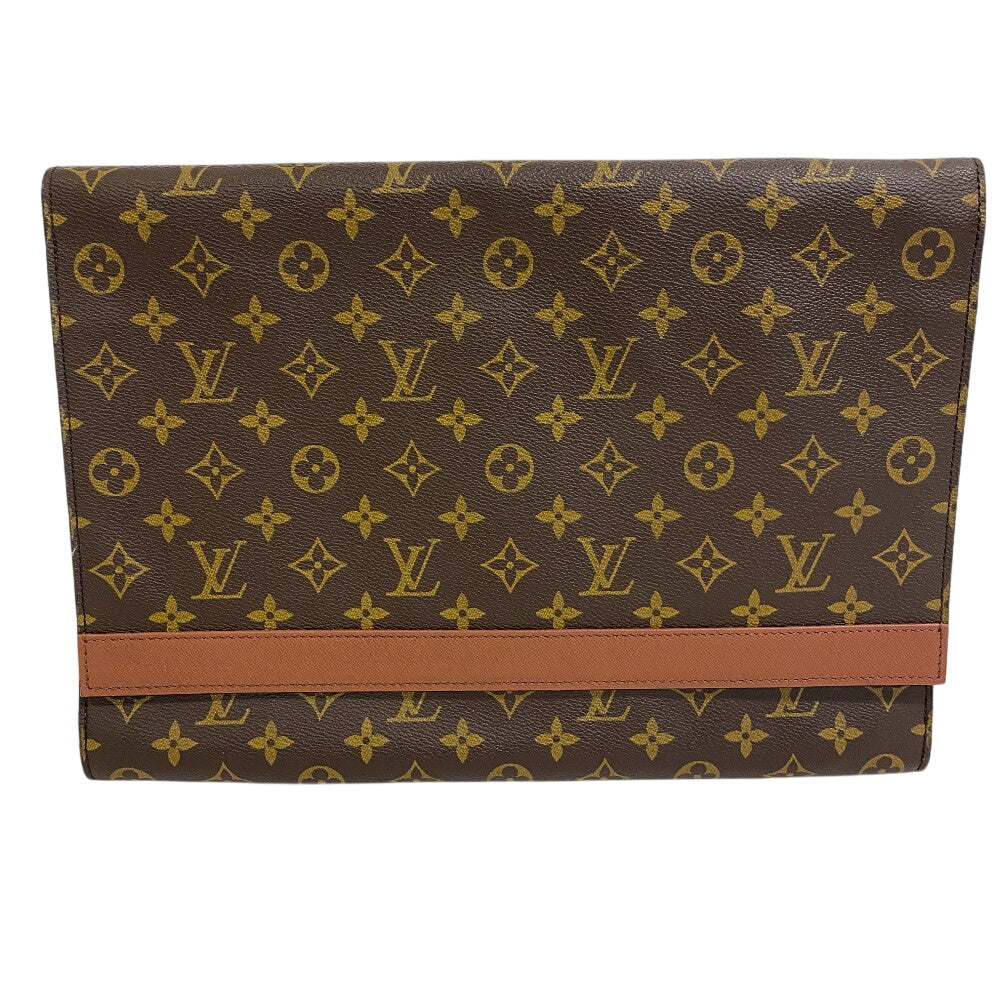 LOUIS VUITTON Clutch bag M51801 leather Brown Monogram Porto envelope