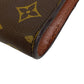 LOUIS VUITTON Clutch bag M51801 leather Brown Monogram Porto envelope