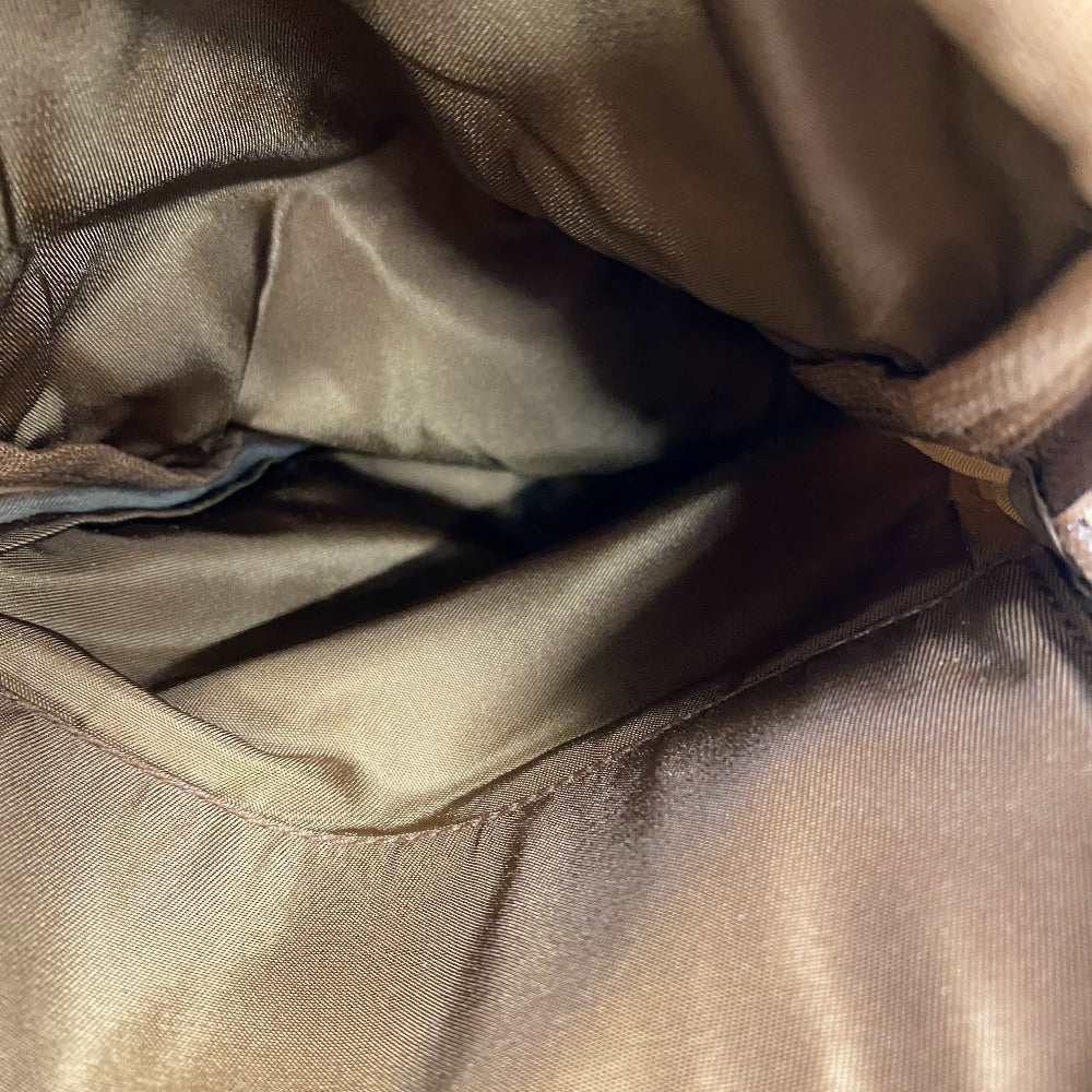 PRADA Shoulder Bag BT1738 Nylon Brown Triangular plate PRADA Vera Line Nylon Messenger Bag