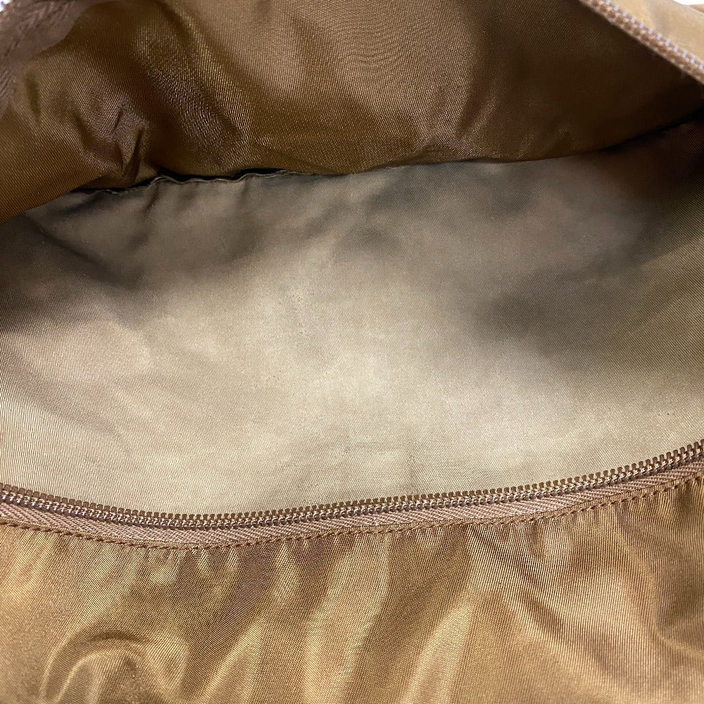 PRADA Shoulder Bag BT1738 Nylon Brown Triangular plate PRADA Vera Line Nylon Messenger Bag