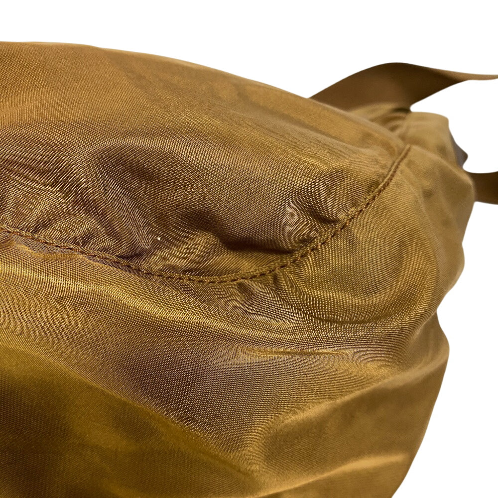 PRADA Shoulder Bag BT1738 Nylon Brown Triangular plate PRADA Vera Line Nylon Messenger Bag