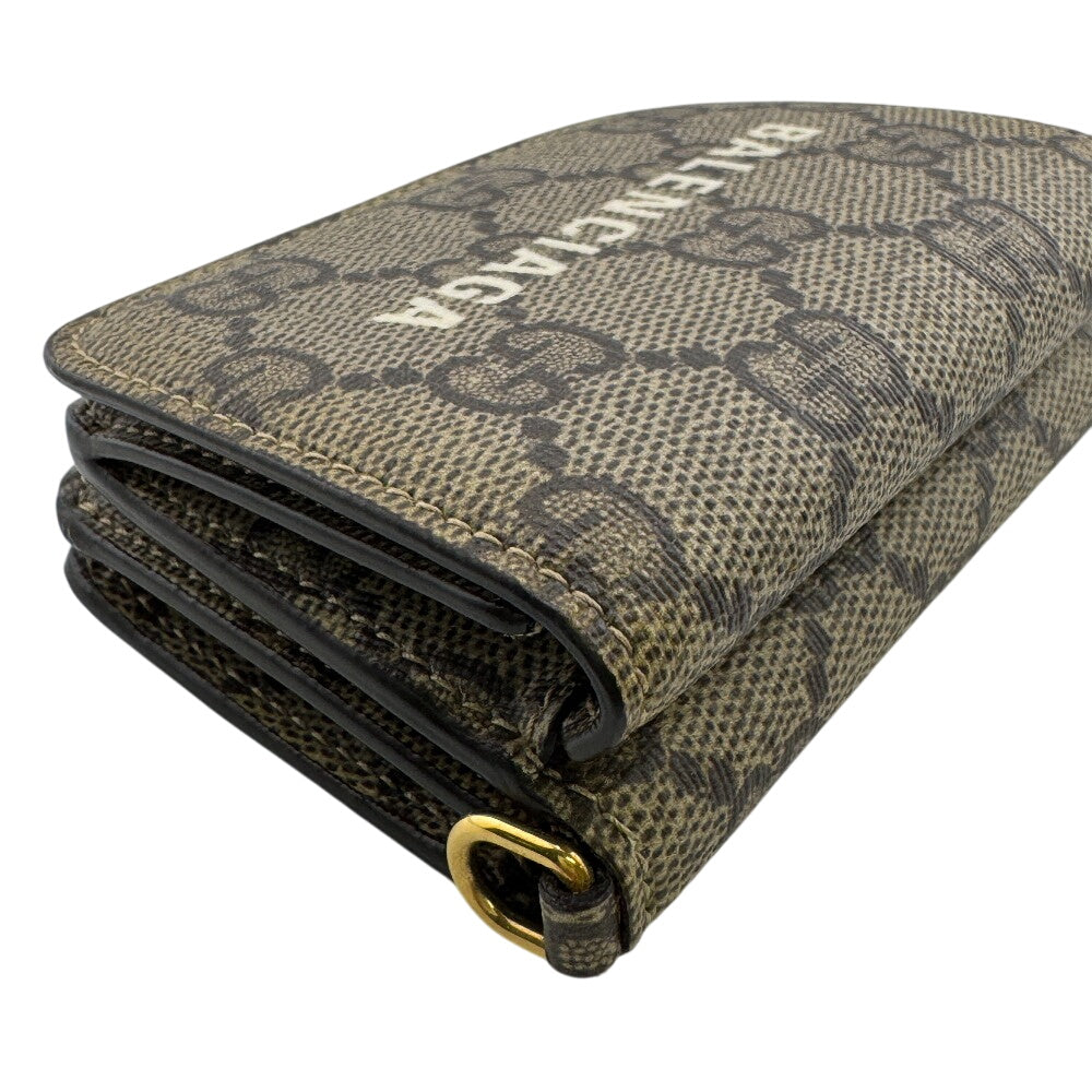 GUCCI Bifold Wallet 681705 canvas beige Hacker Project