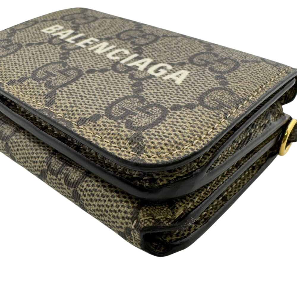 GUCCI Bifold Wallet 681705 canvas beige Hacker Project