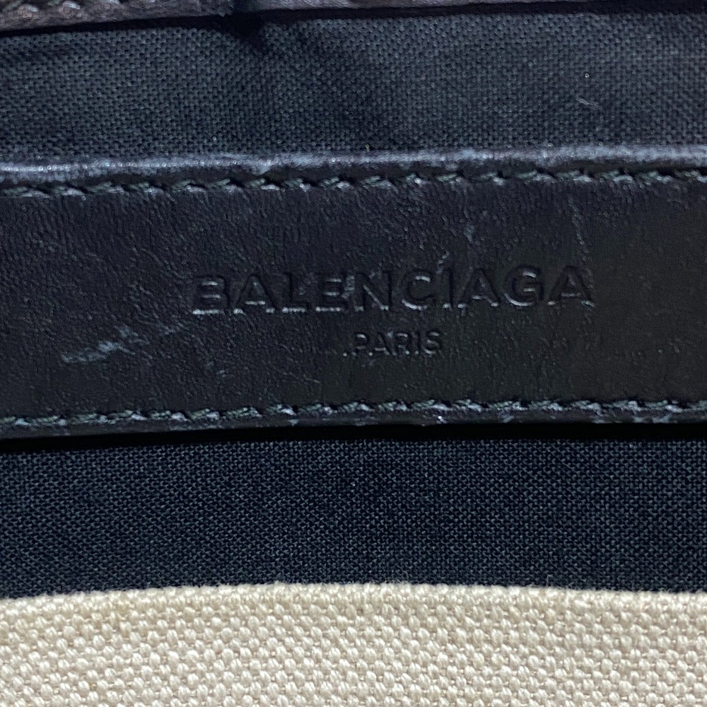 BALENCIAGA Shoulder Bag 339937 Canvas, Leather beige