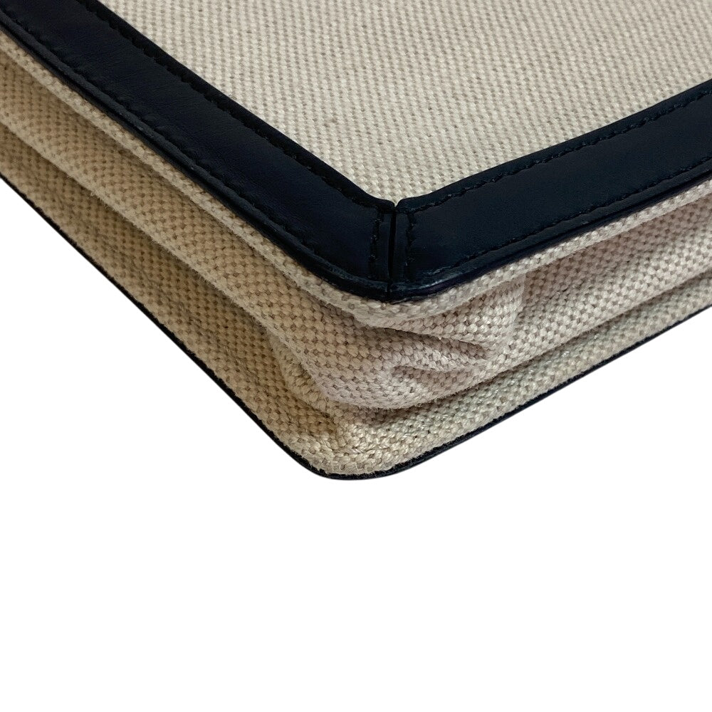 BALENCIAGA Shoulder Bag 339937 Canvas, Leather beige