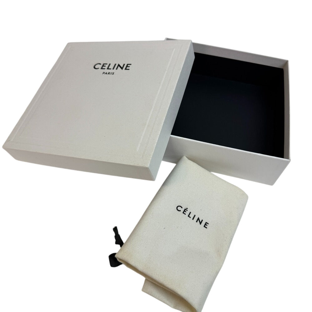 CELINE Pochette lambskin Brown Triomphe