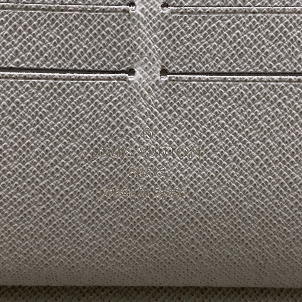 LOUIS VUITTON Long Wallet Purse M67824 Patent leather white Monogram logo organizer