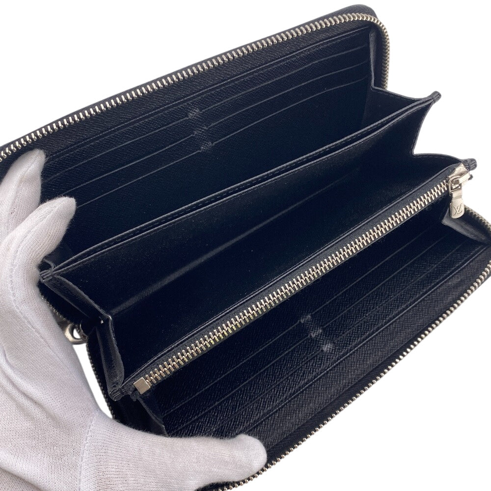 LOUIS VUITTON Long Wallet Purse M61857 leather black Epi