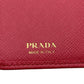 PRADA Bifold Wallet 1ML018 leather pink Safiano