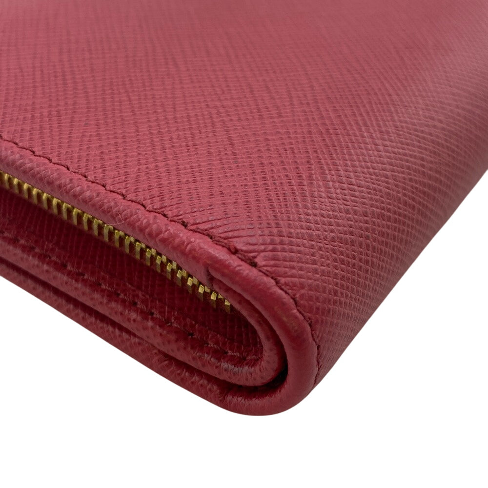 PRADA Bifold Wallet 1ML018 leather pink Safiano
