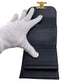 CELINE Tri-fold wallet leather black Small flap wallet