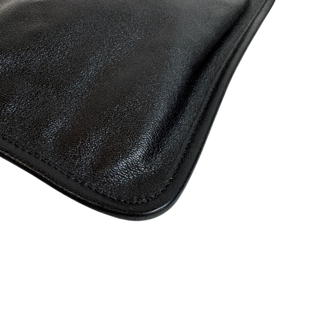 GUCCI Tote Bag 652680 leather black GG Marmont