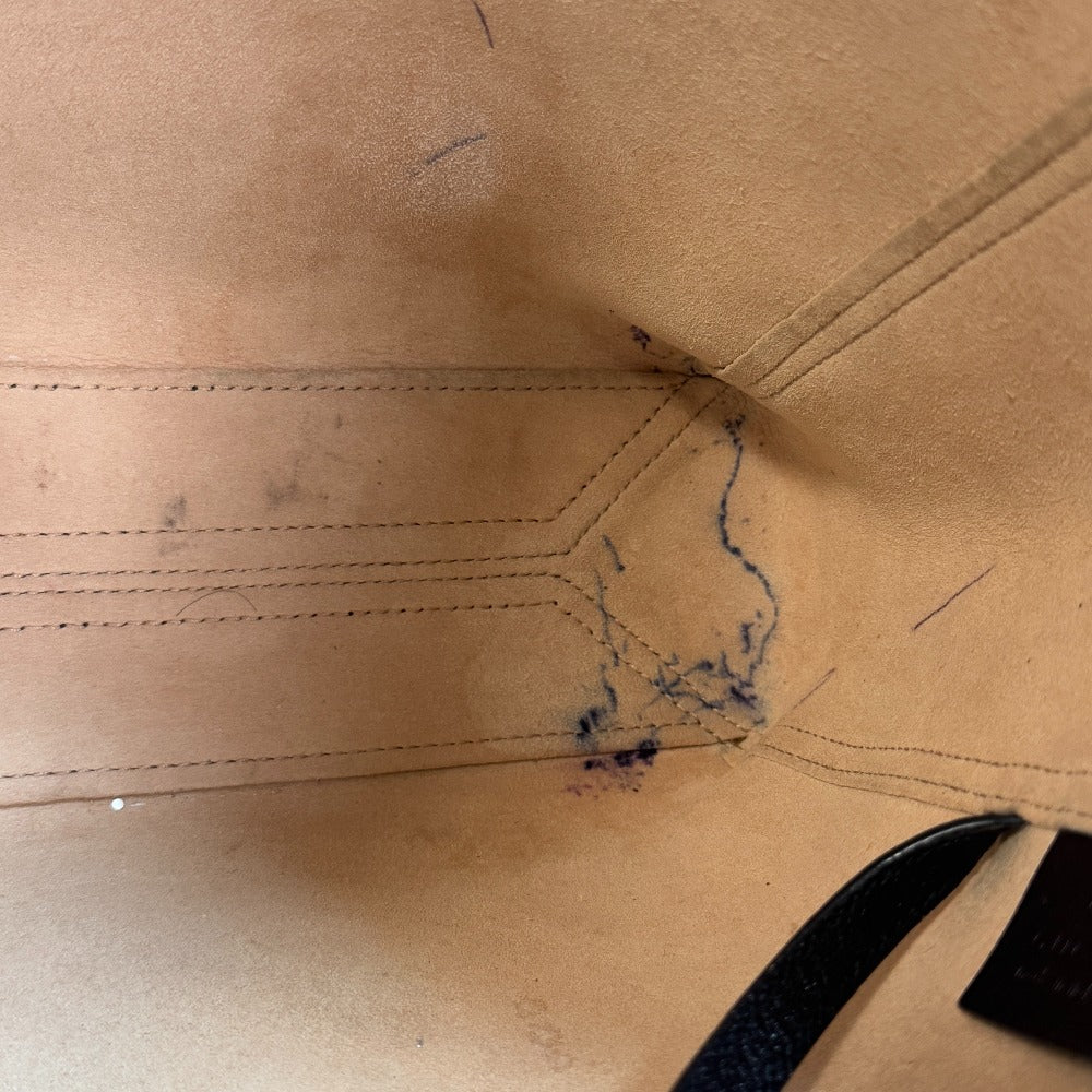 GUCCI Tote Bag 652680 leather black GG Marmont