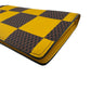 LOUIS VUITTON Long Wallet Purse ダミエポップ leather yellow Damier Pop Portefeuille Brazza