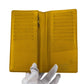 LOUIS VUITTON Long Wallet Purse ダミエポップ leather yellow Damier Pop Portefeuille Brazza