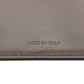 CELINE Tri-fold wallet leather gray Small trifold