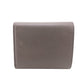 CELINE Tri-fold wallet leather gray Small trifold