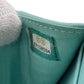 CHANEL Tri-fold wallet leather blue mint