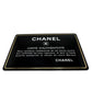 CHANEL Tri-fold wallet leather blue mint