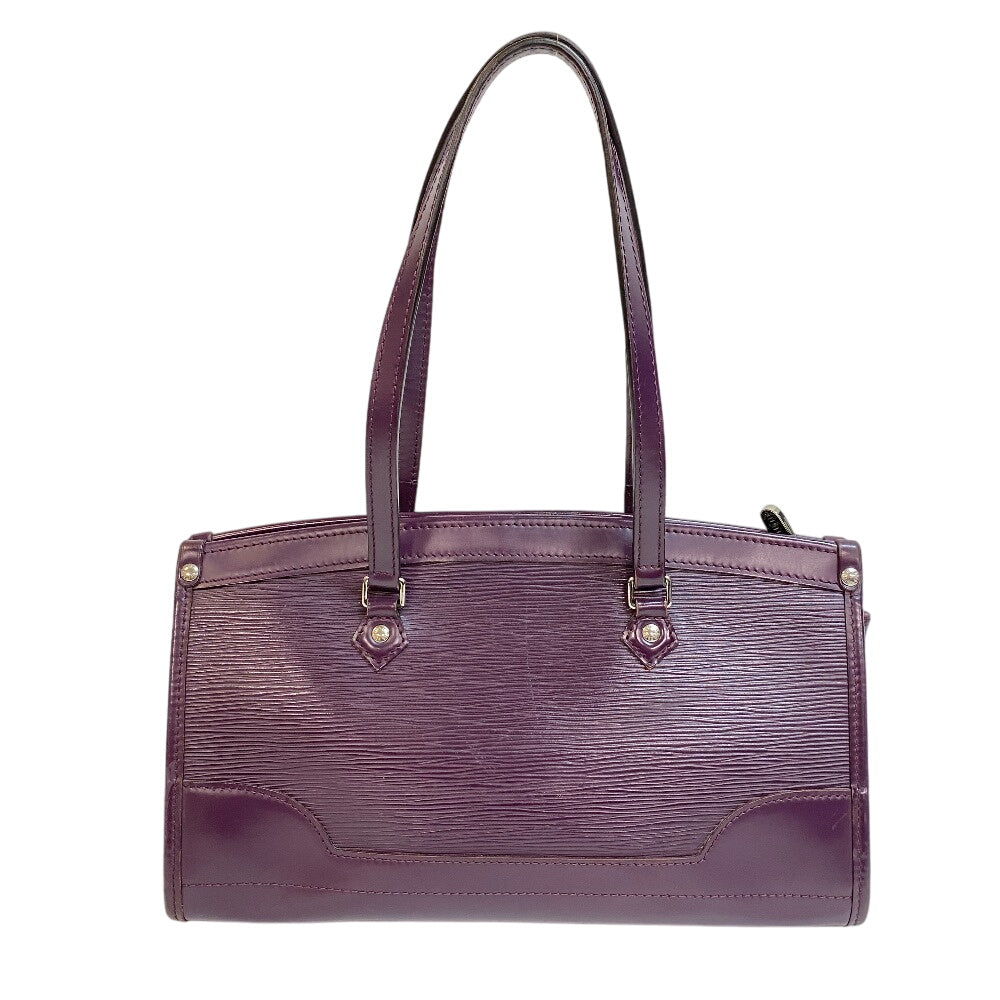 LOUIS VUITTON Handbag M5933K Epi, Leather Purple type Epi Madeleine PM
