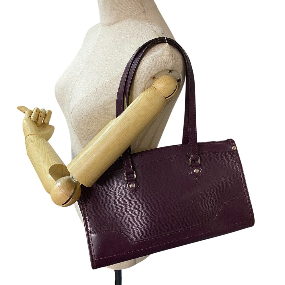 LOUIS VUITTON Handbag M5933K Epi, Leather Purple type Epi Madeleine PM