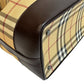 BURBERRY Handbag PVC coated canvas beige Nova Check