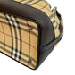 BURBERRY Handbag PVC coated canvas beige Nova Check